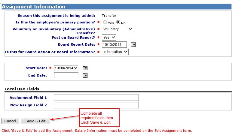 transfer in assignment